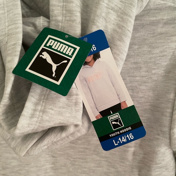 Girl’s Puma Long Sleeved Hoodie - Picture 5 of 6